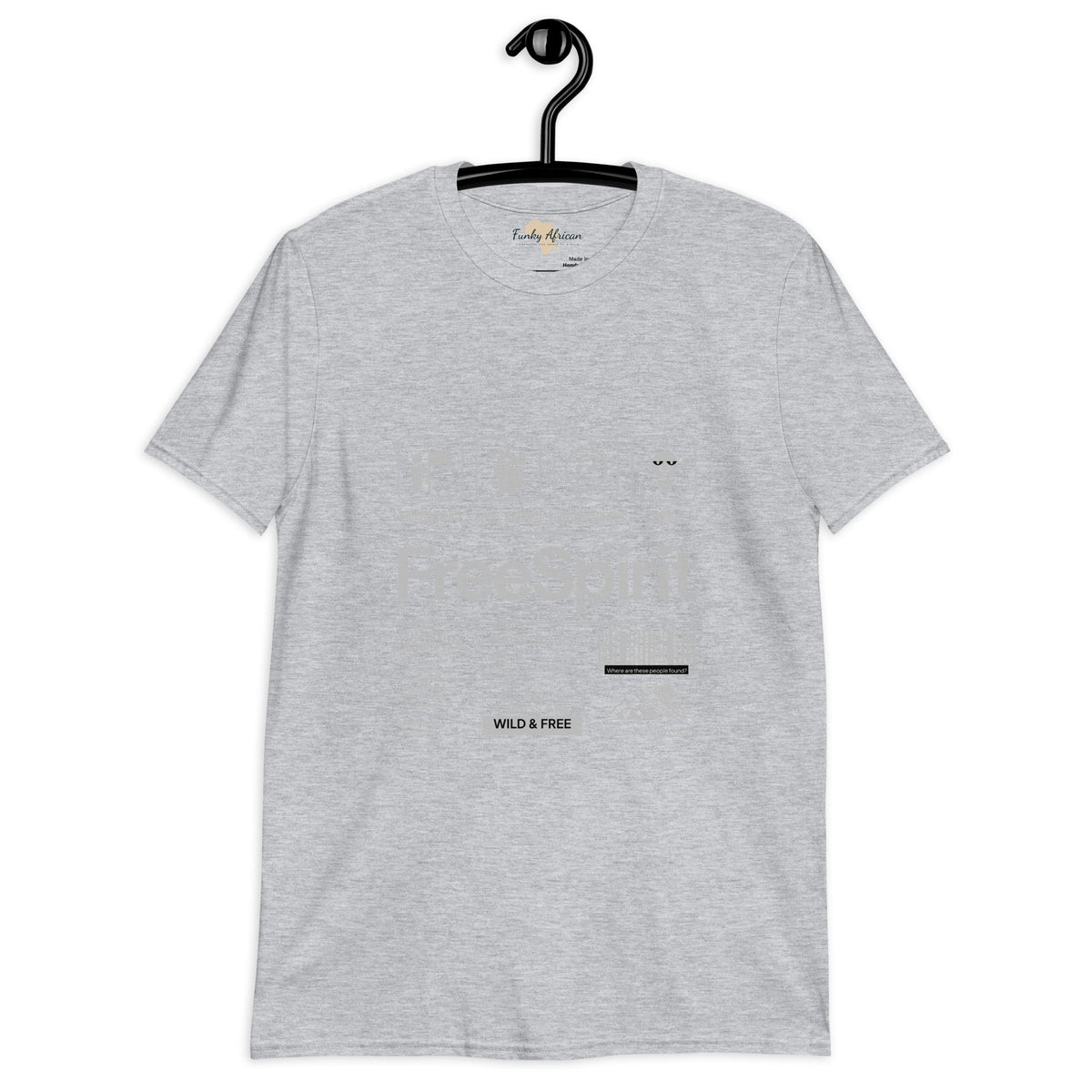 Free spirit unisex tee Funky African