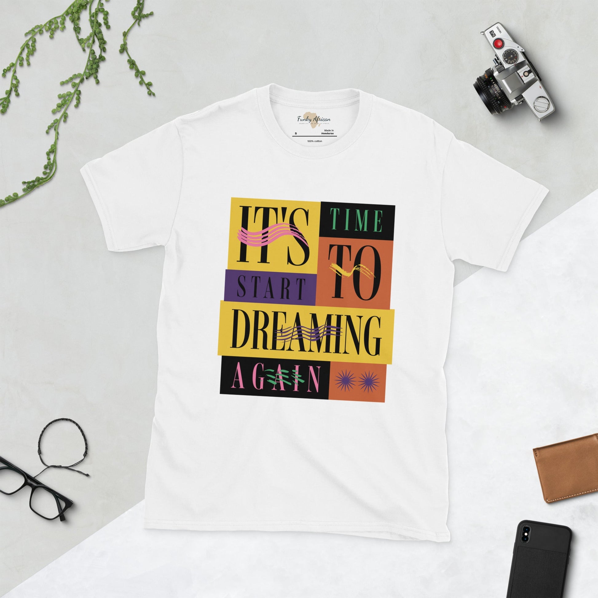 Start dream again  unisex tee Funky African