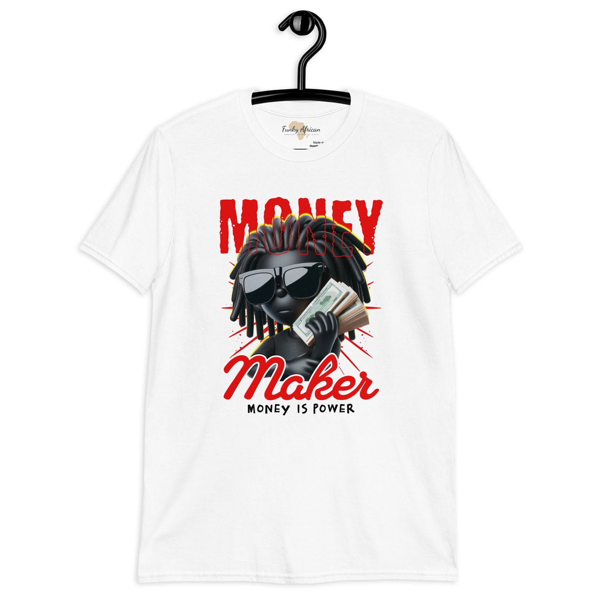 Make money unisex tee Funky African