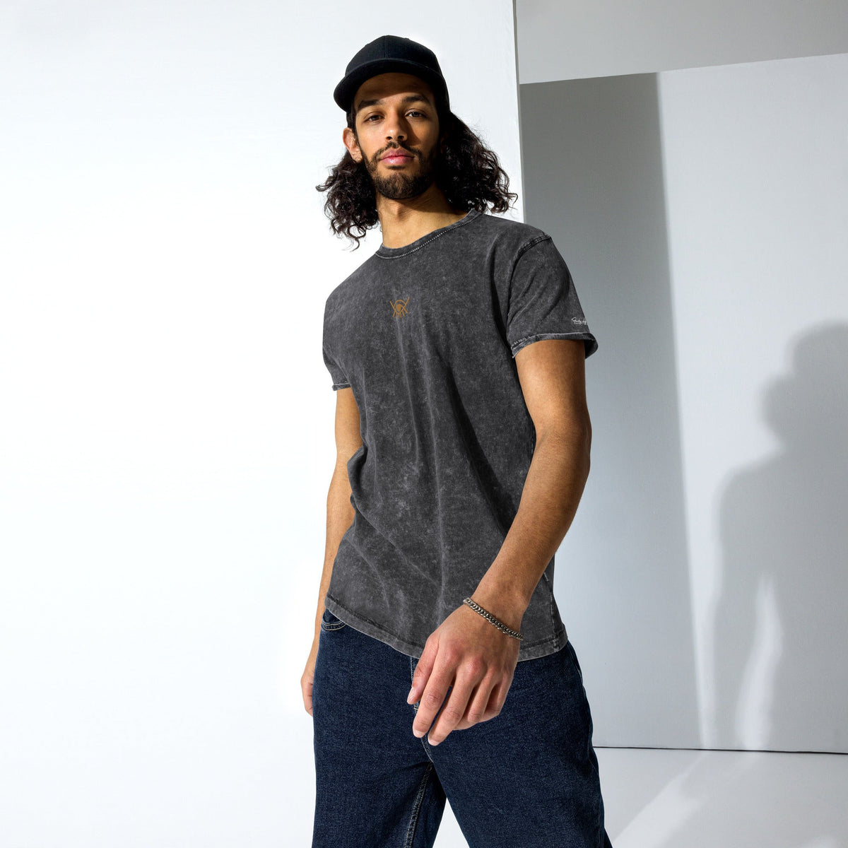 Gye Nyame Denim T-Shirt Funky African