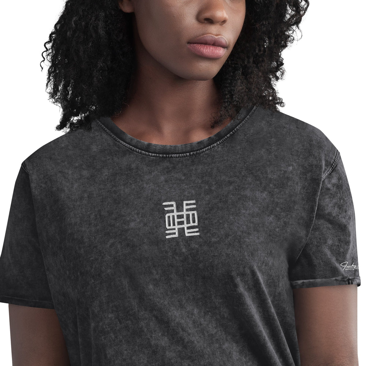 Gye Nyame Denim T-Shirt Funky African