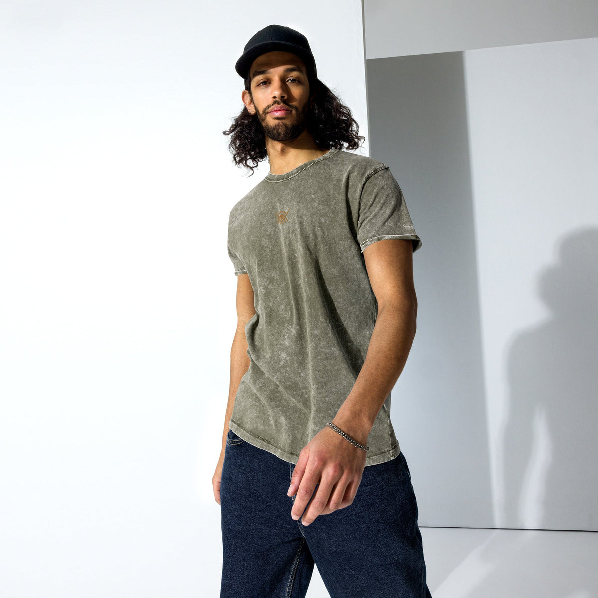Gye Nyame Denim T-Shirt Funky African