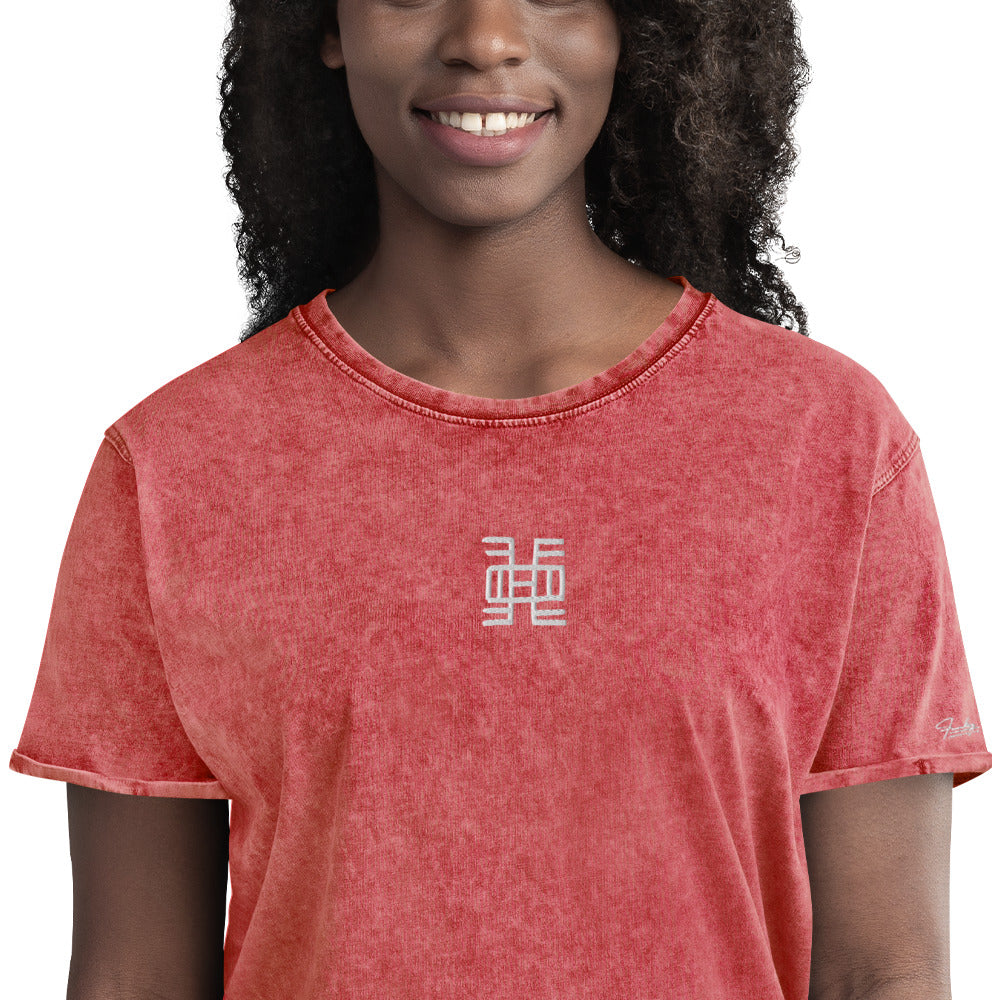 Gye Nyame Denim T-Shirt Funky African