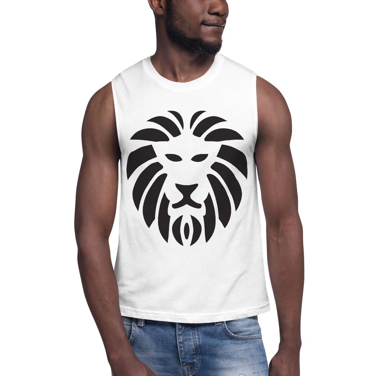 Leo Muscle Shirt Funky African