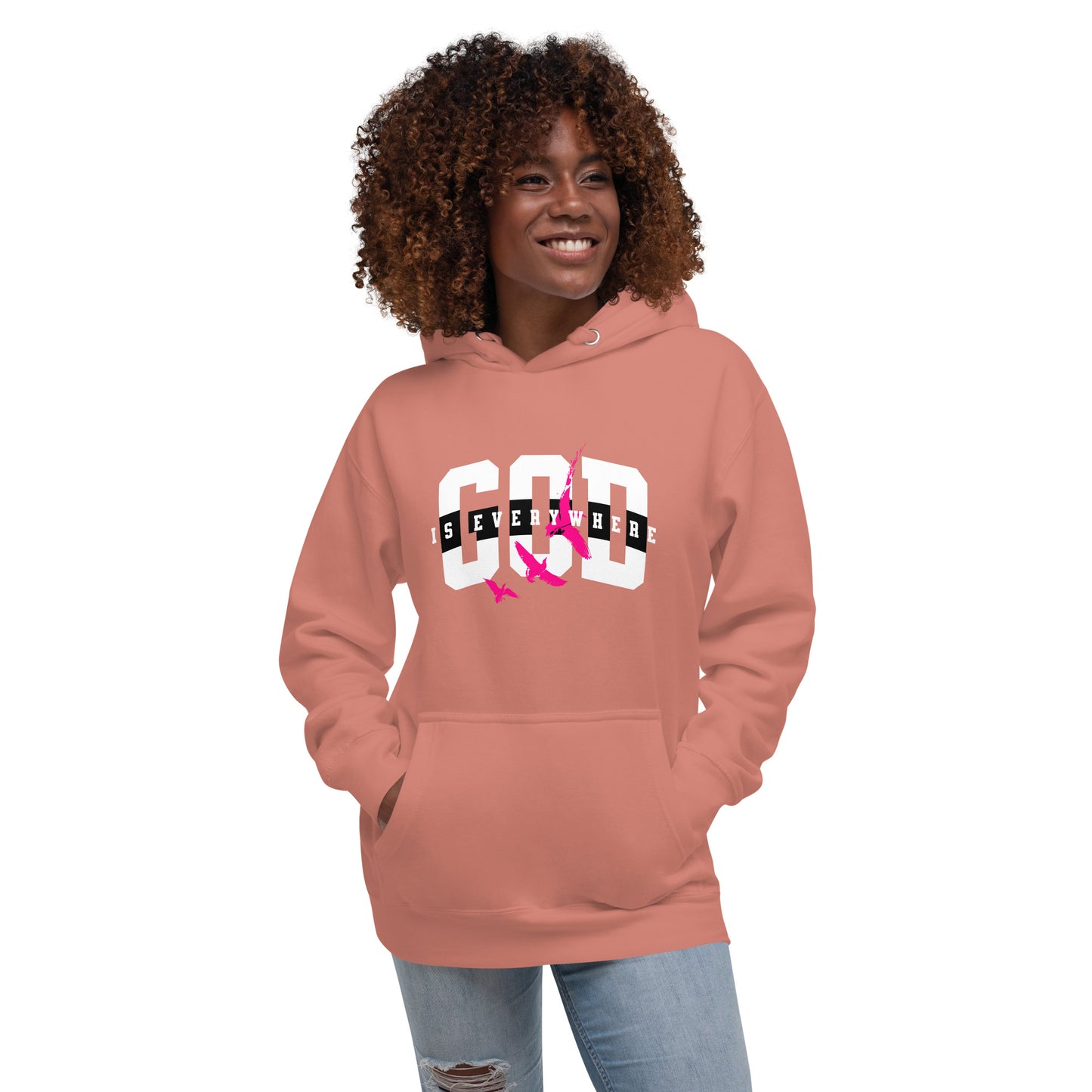 God is everywhere Unisex Hoodie