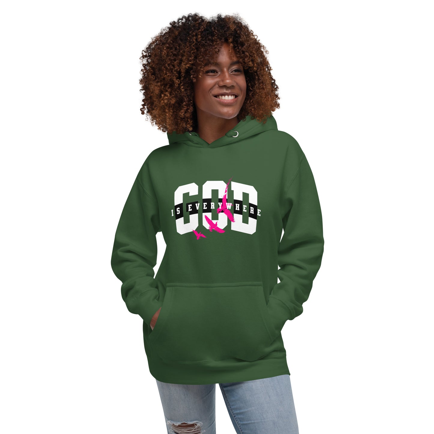 God is everywhere Unisex Hoodie