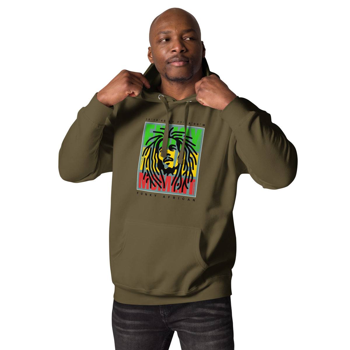 Enjoy every moment unisex hoodie Funky African