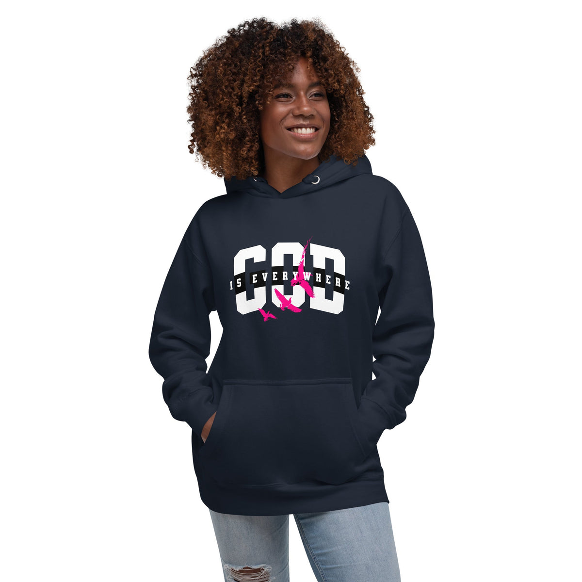 God is everywhere Unisex Hoodie Funky African