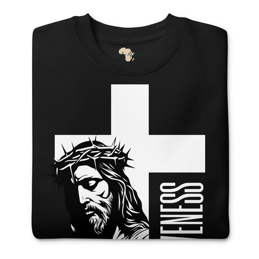 Jesus unisex premium sweatshirt Funky African