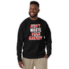 Don't waste unisex premium sweatshirt Funky African