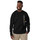 Adinkra Sided Unisex Premium Sweatshirt Funky African