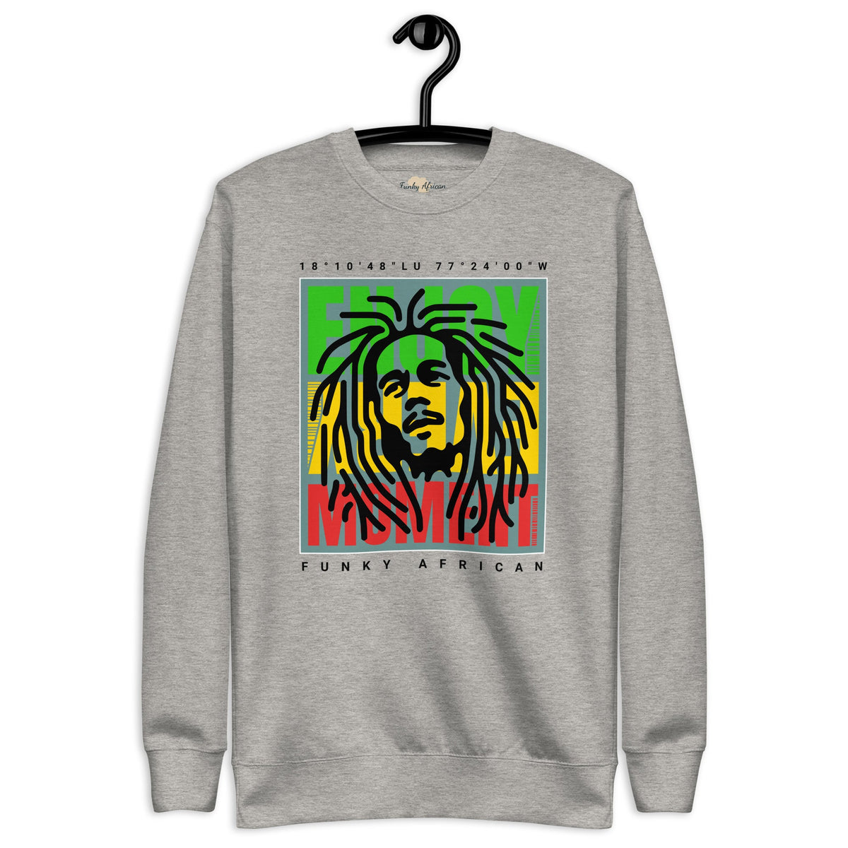 Enjoy every moment unisex premium sweatshirt Funky African