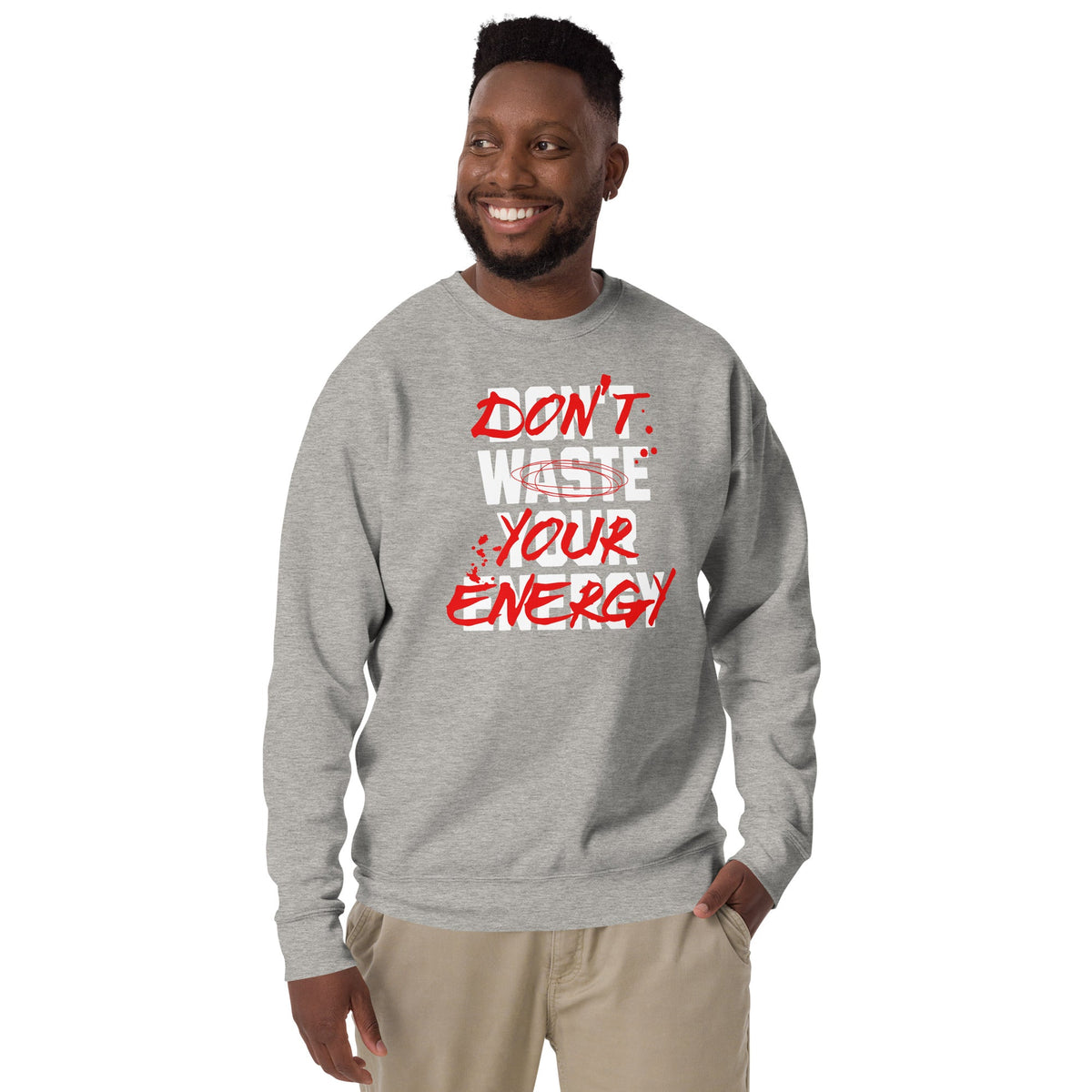 Don't waste unisex premium sweatshirt Funky African