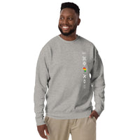 Adinkra Sided Unisex Premium Sweatshirt Funky African