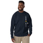 Adinkra Sided Unisex Premium Sweatshirt Funky African