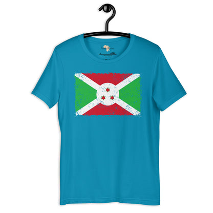 Burundi grunge unisex tee