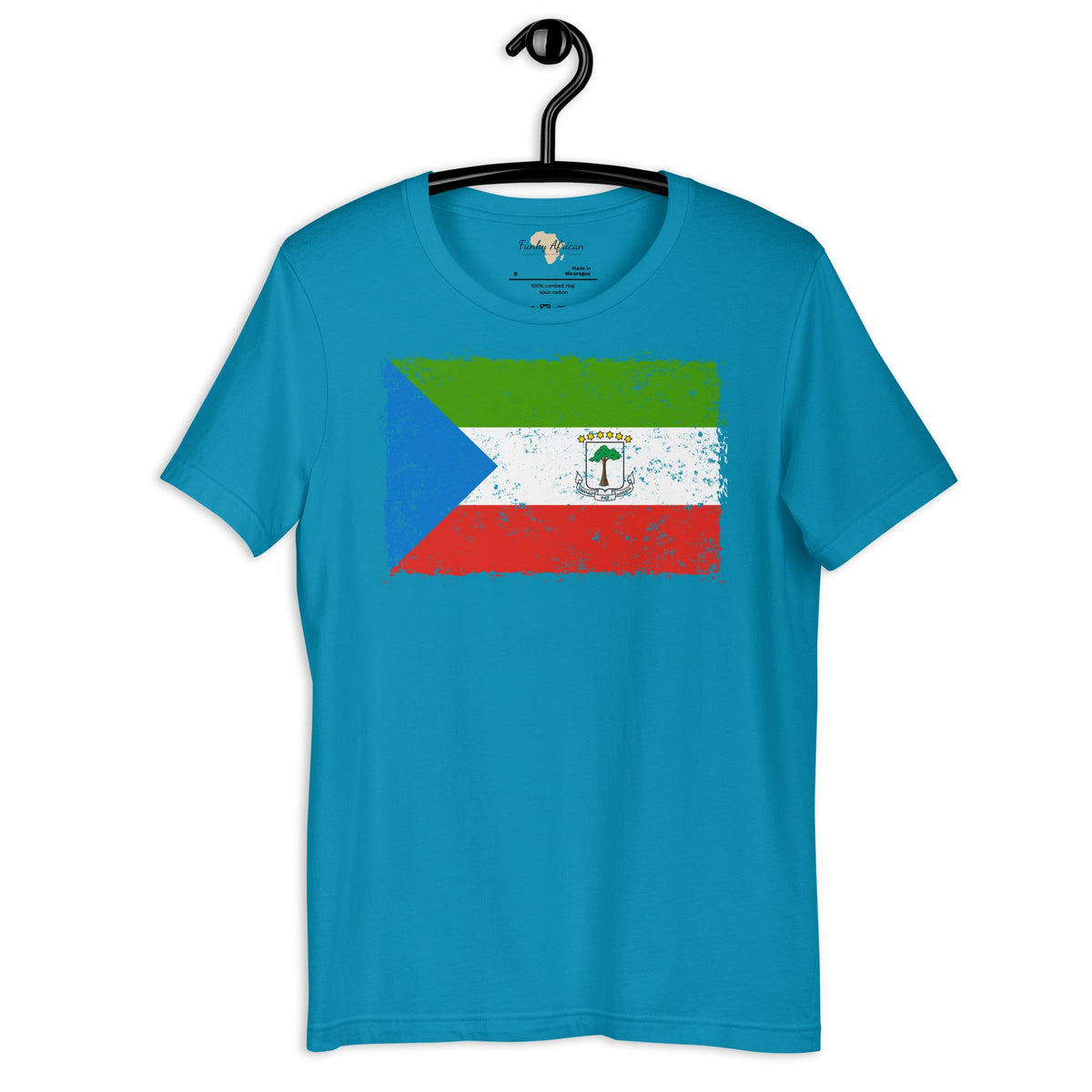 Equatorial Guinea grunge unisex tee Funky African