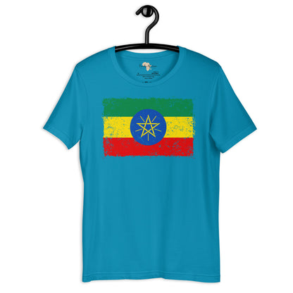 Ethiopia grunge unisex tee