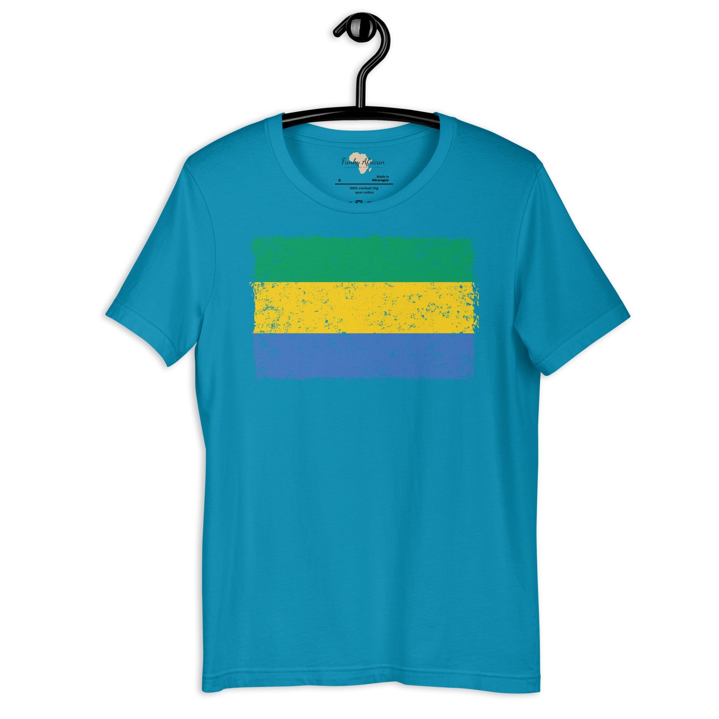 Gabon grunge unisex tee