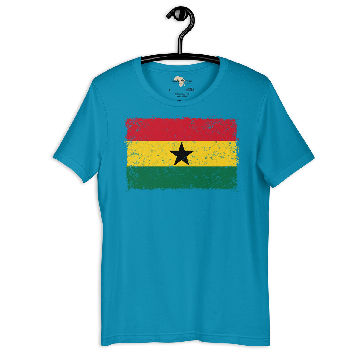 Ghana grunge unisex tee Funky African