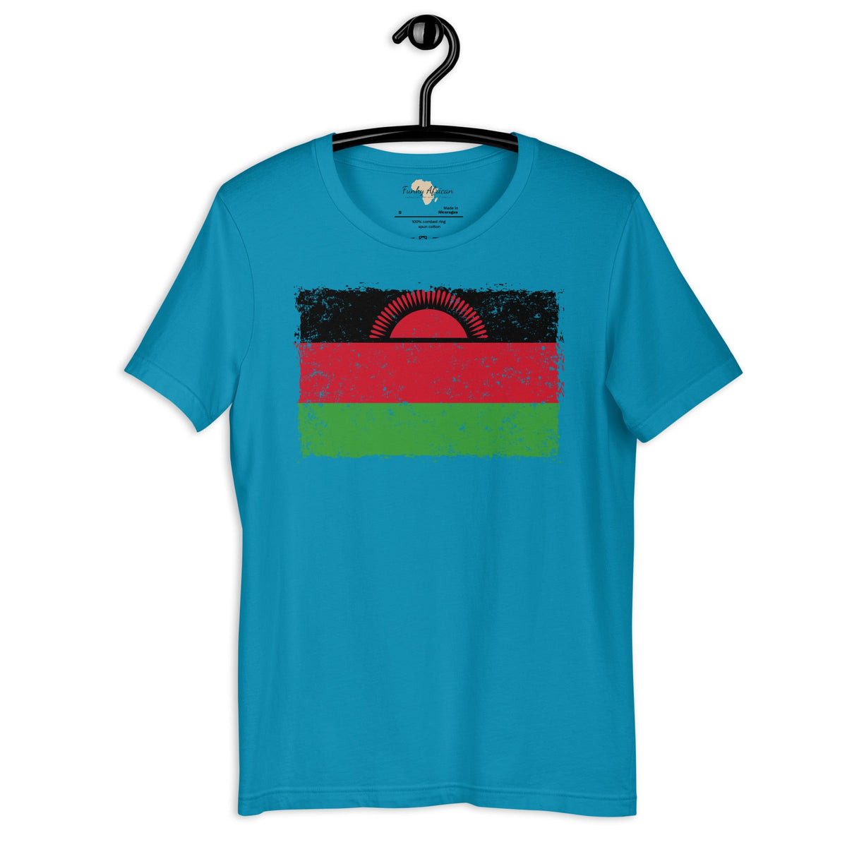 Malawi grunge unisex tee Funky African