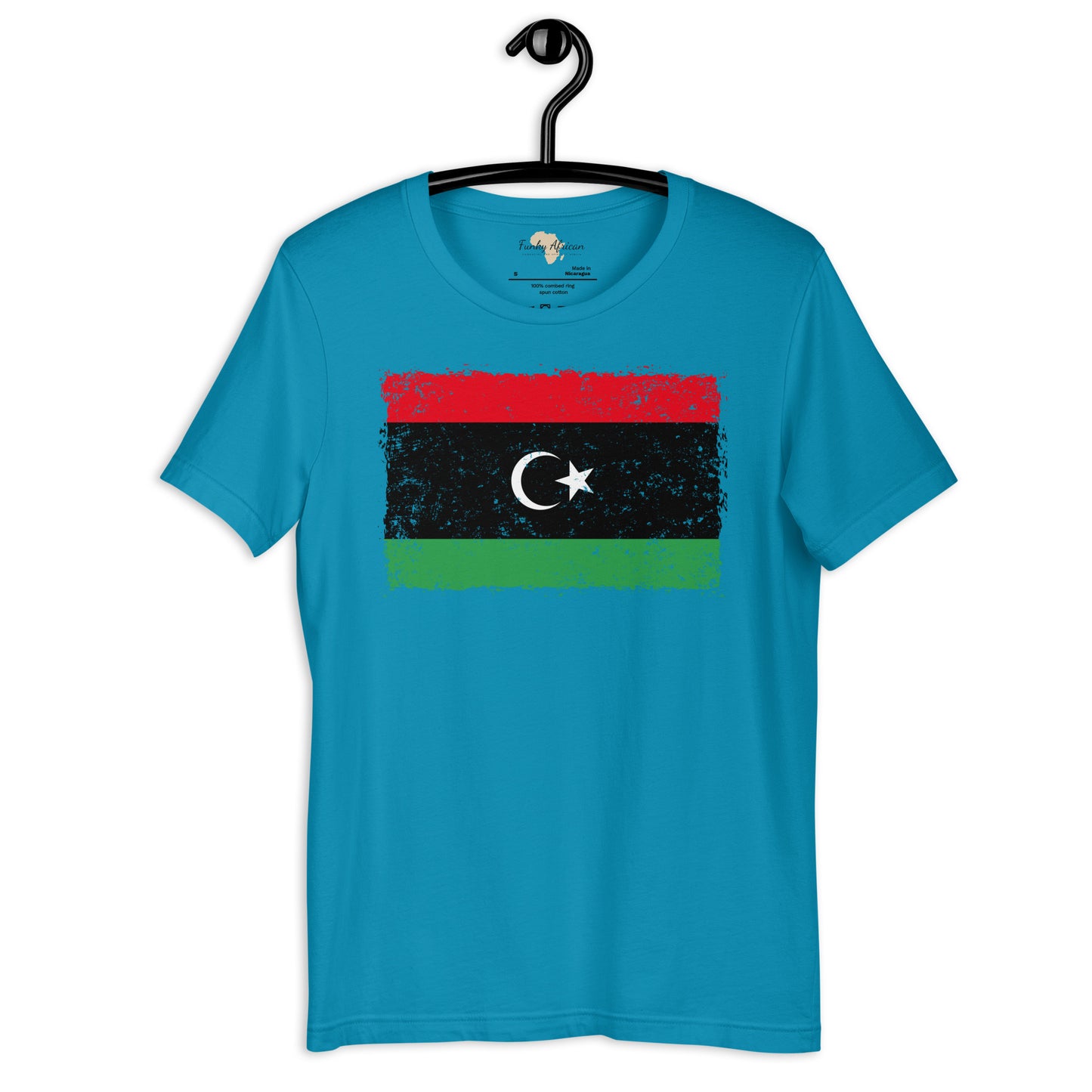 Libya grunge unisex tee