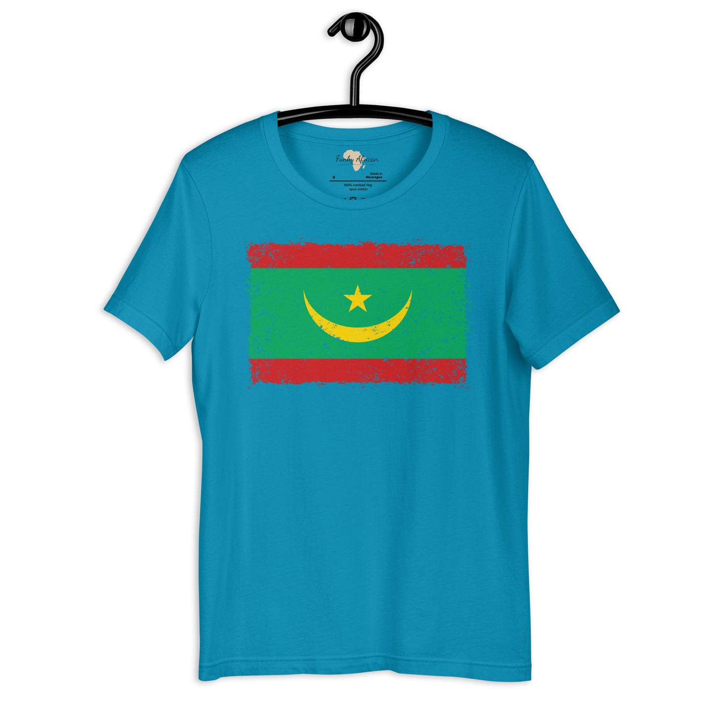 Mauritania grunge unisex tee