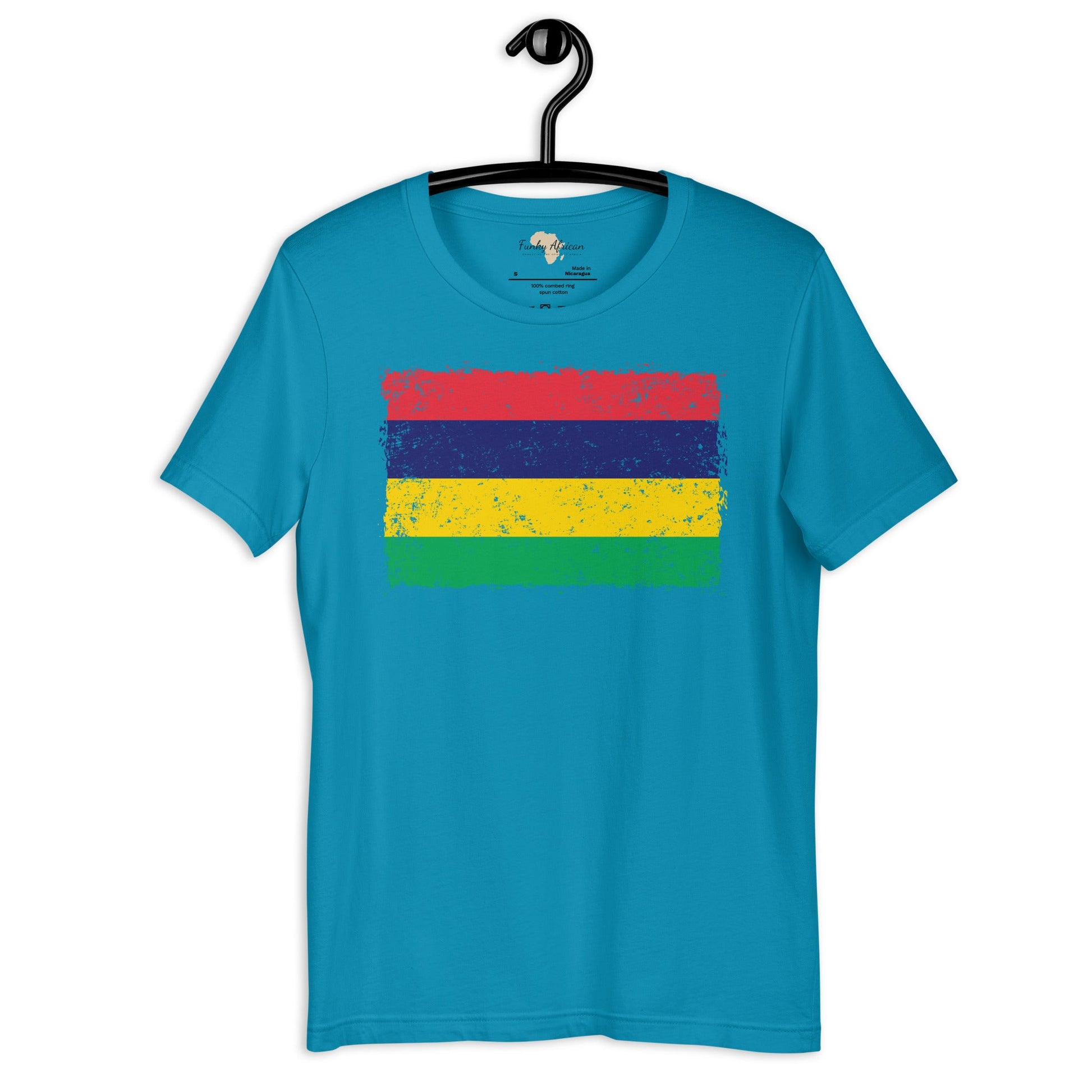 Mauritius grunge unisex tee Funky African