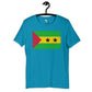 São Tomé and Príncipe grunge unisex tee Funky African