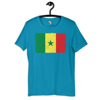 Senegal grunge unisex tee Funky African