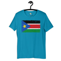 South Sudan grunge unisex tee Funky African