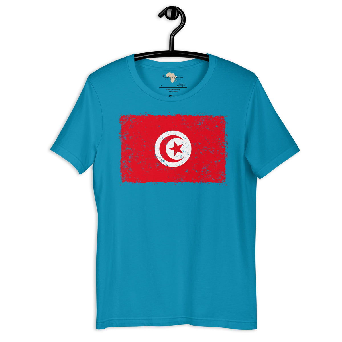 Tunisia grunge unisex tee Funky African