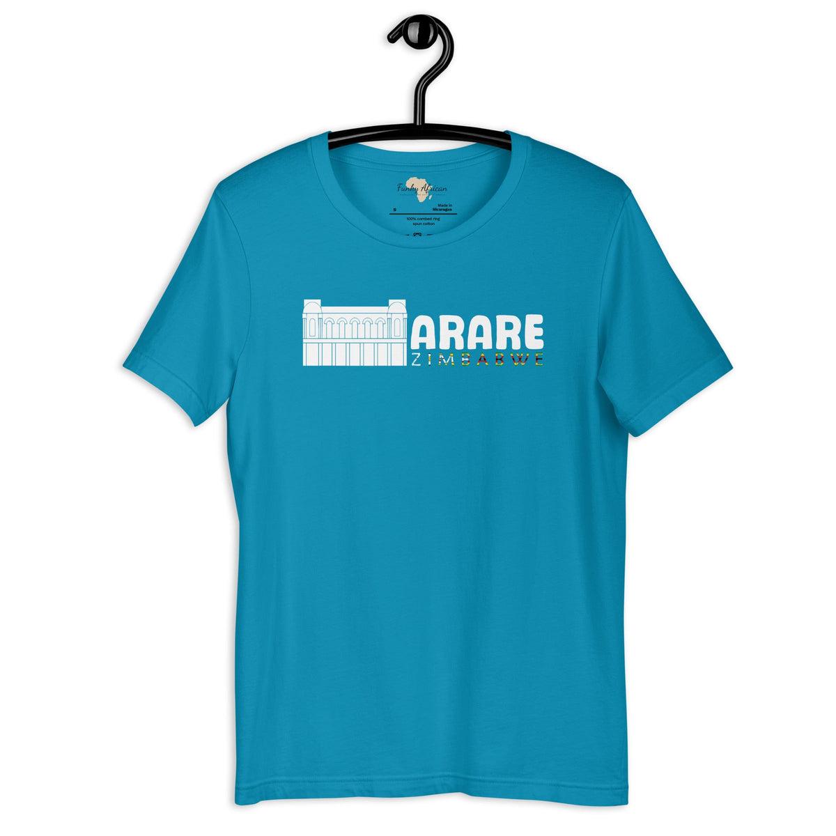 Zimbabwe capital unisex tee Funky African