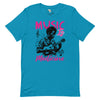 Music is medicine unisex t-shirt Funky African
