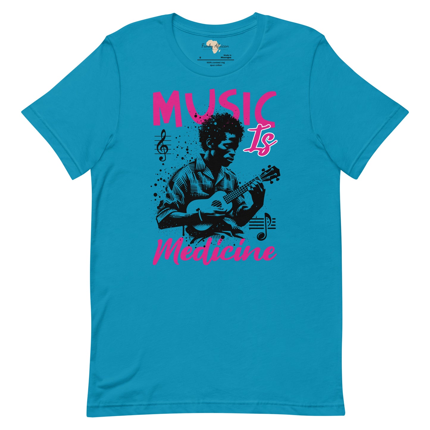 Music is medicine unisex t-shirt