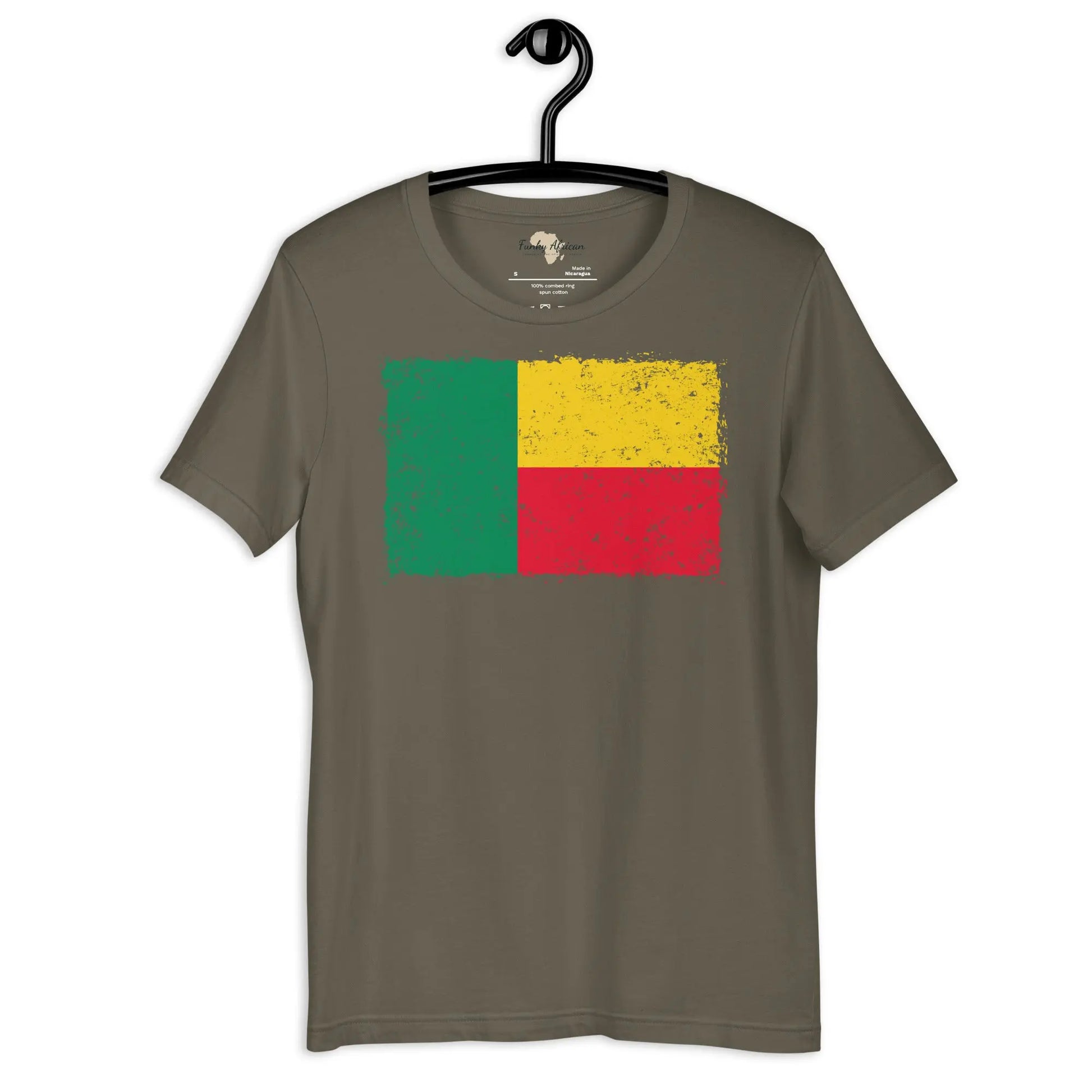 Benin grunge unisex tee Funky African