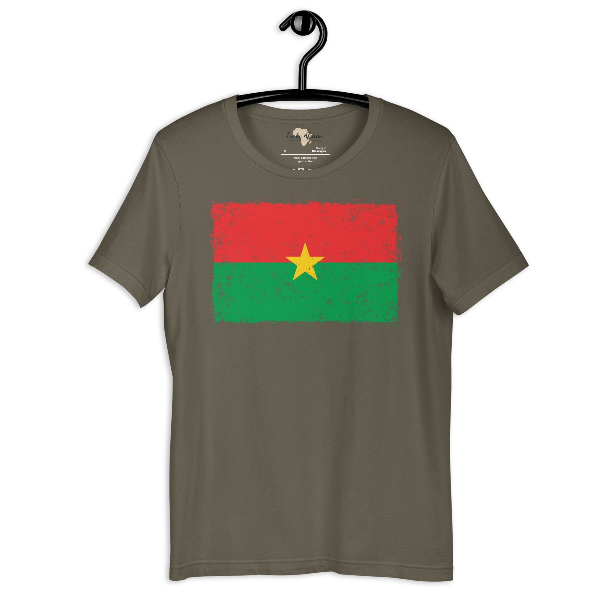 Burkina Faso grunge unisex tee Funky African