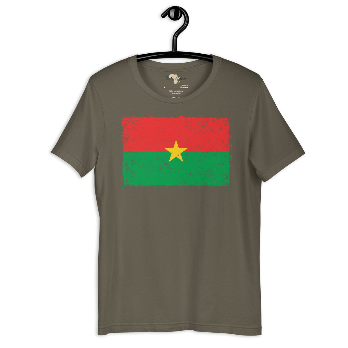 Burkina Faso grunge unisex tee Funky African