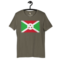 Burundi grunge unisex tee Funky African