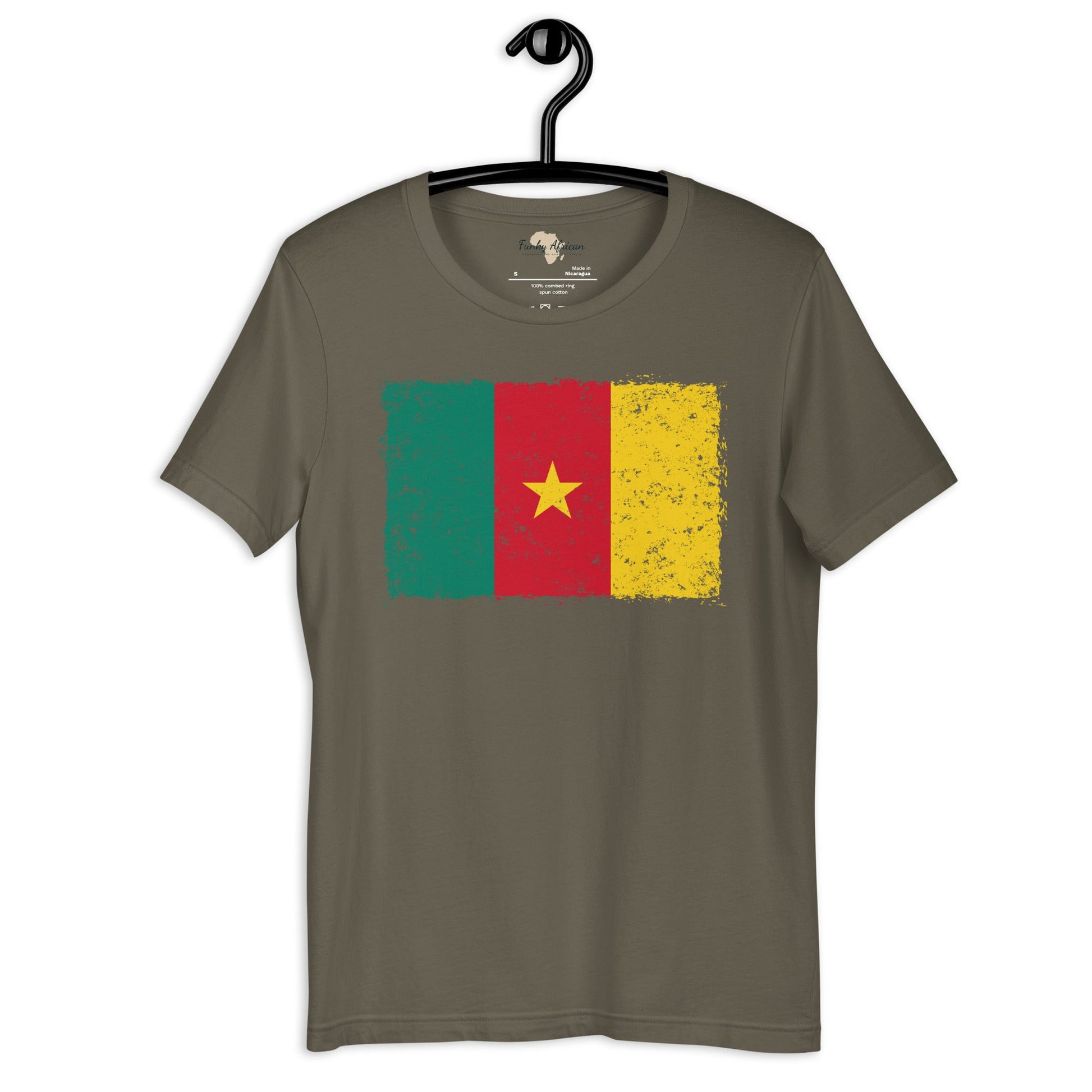 Cameroon  grunge unisex tee Funky African