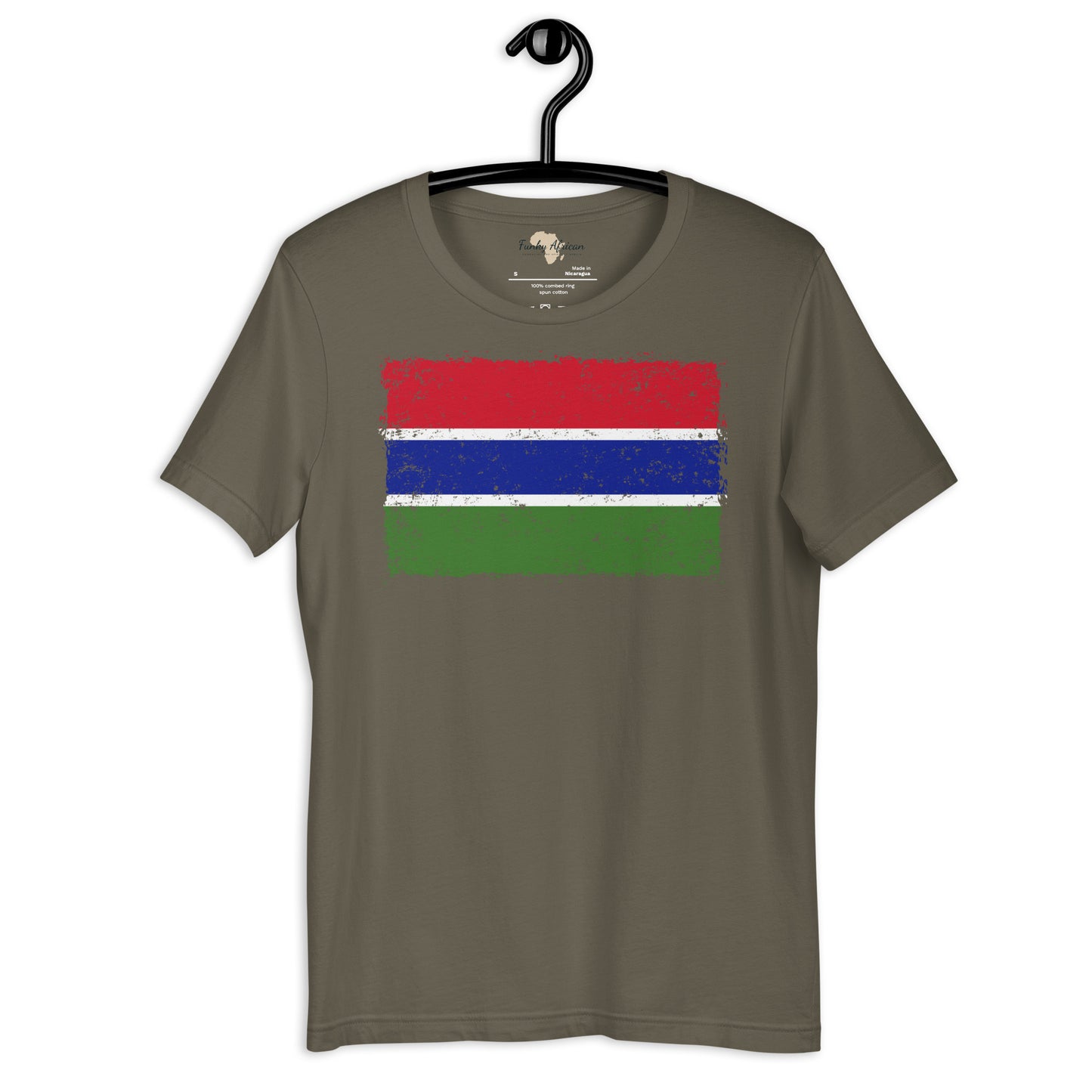 Gambia grunge unisex tee