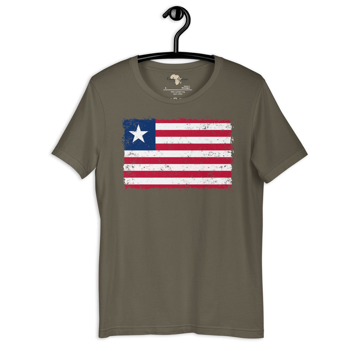 Liberia grunge unisex tee Funky African