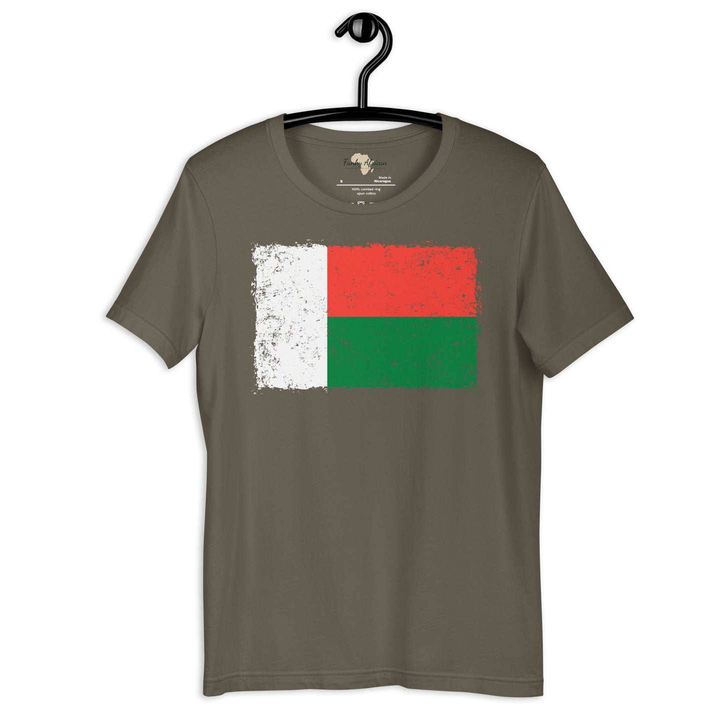 Madagascar grunge unisex tee