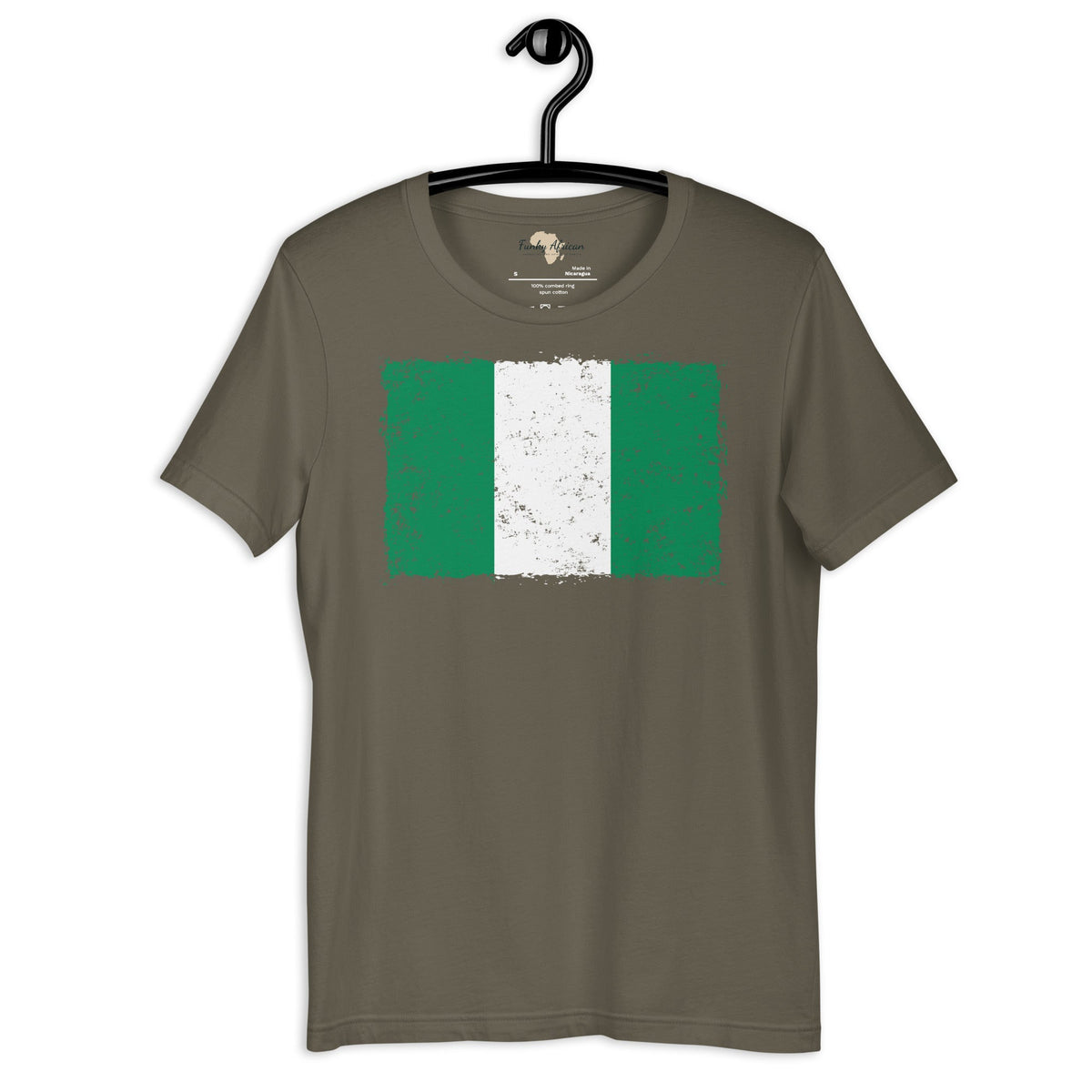 Nigeria grunge unisex tee Funky African