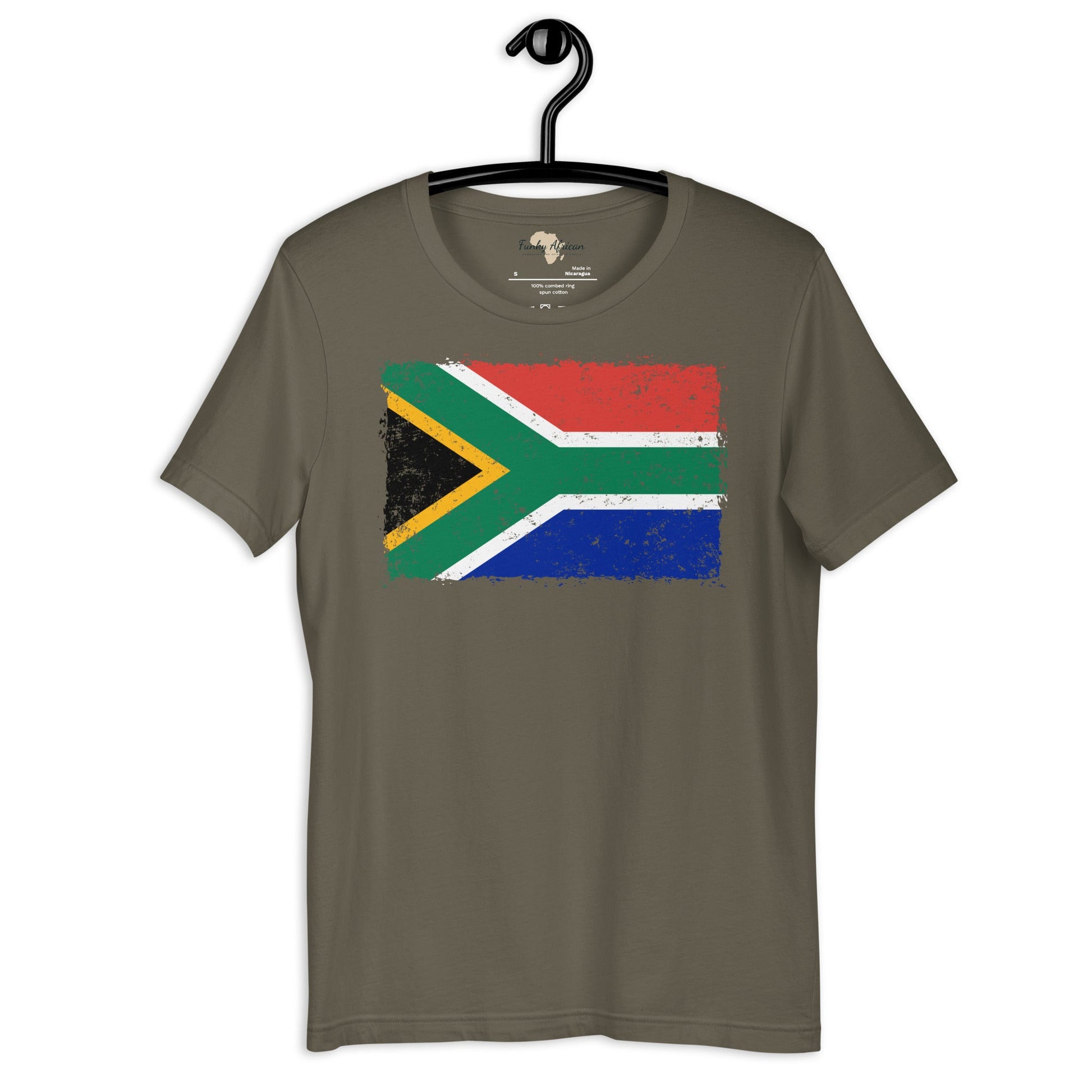 South African grunge unisex tee Funky African