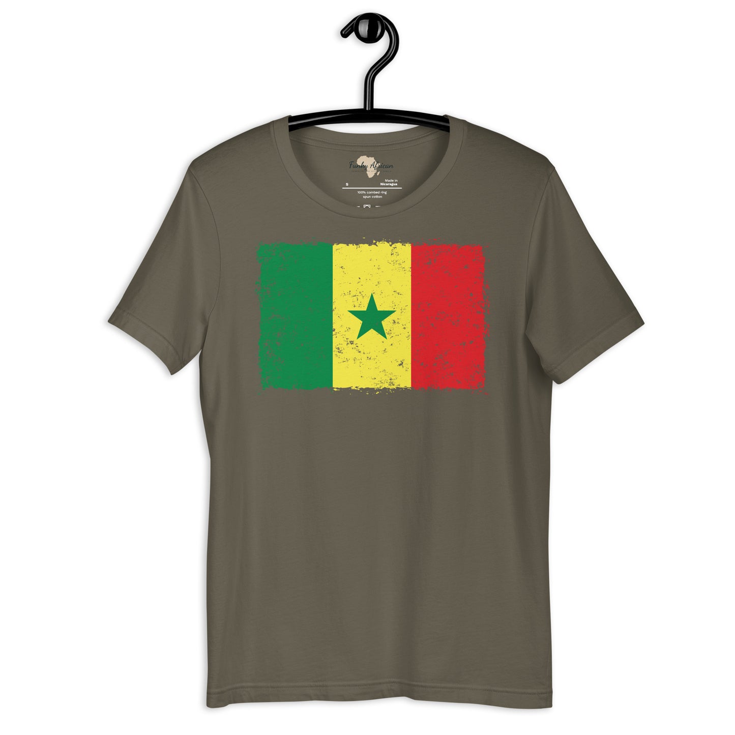Senegal grunge unisex tee