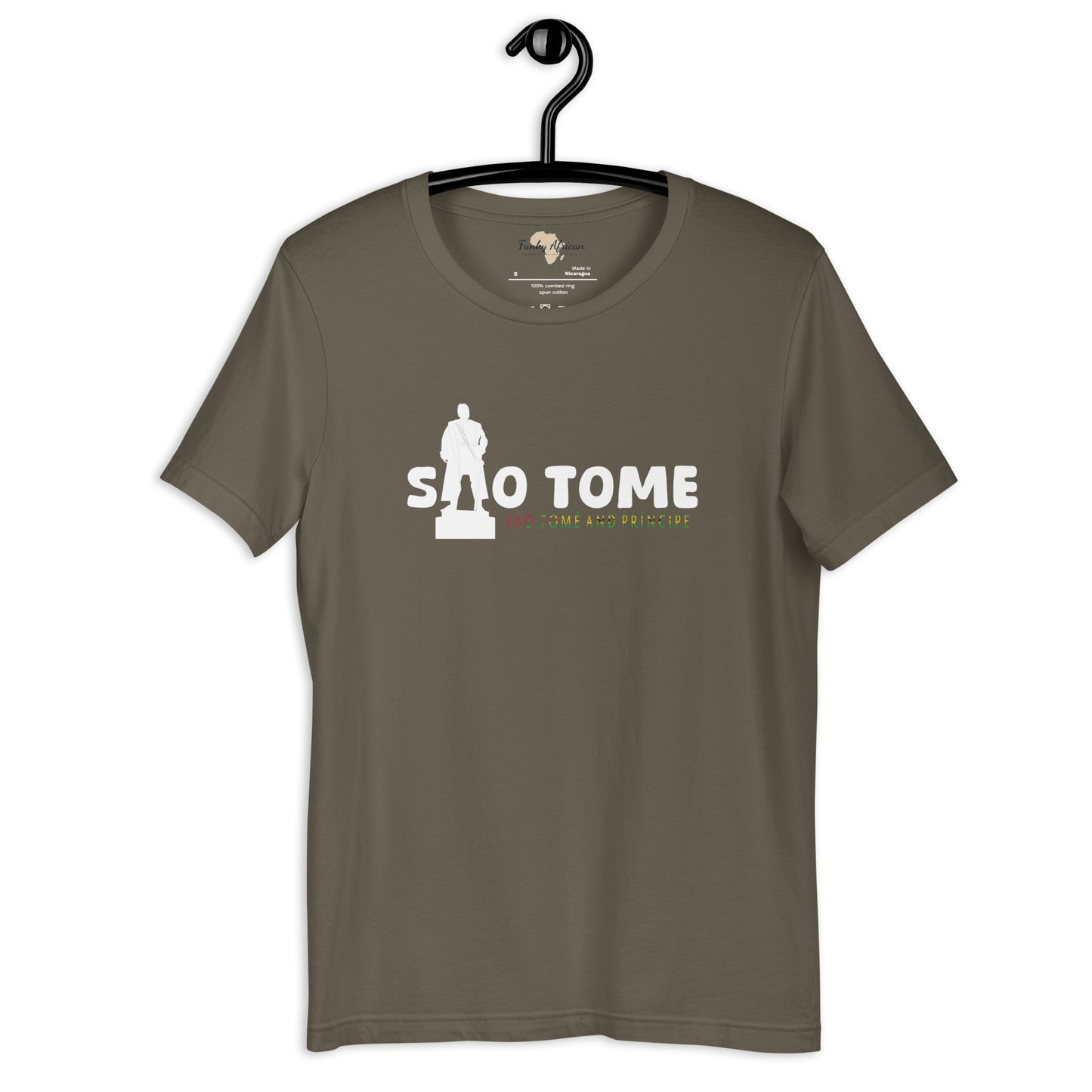 São Tomé and Príncipe capital unisex tee