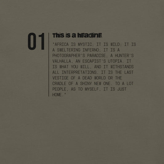 Africa is mystic classic tee Funky African