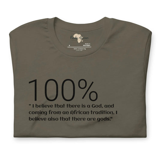 believe in God classic tee Funky African