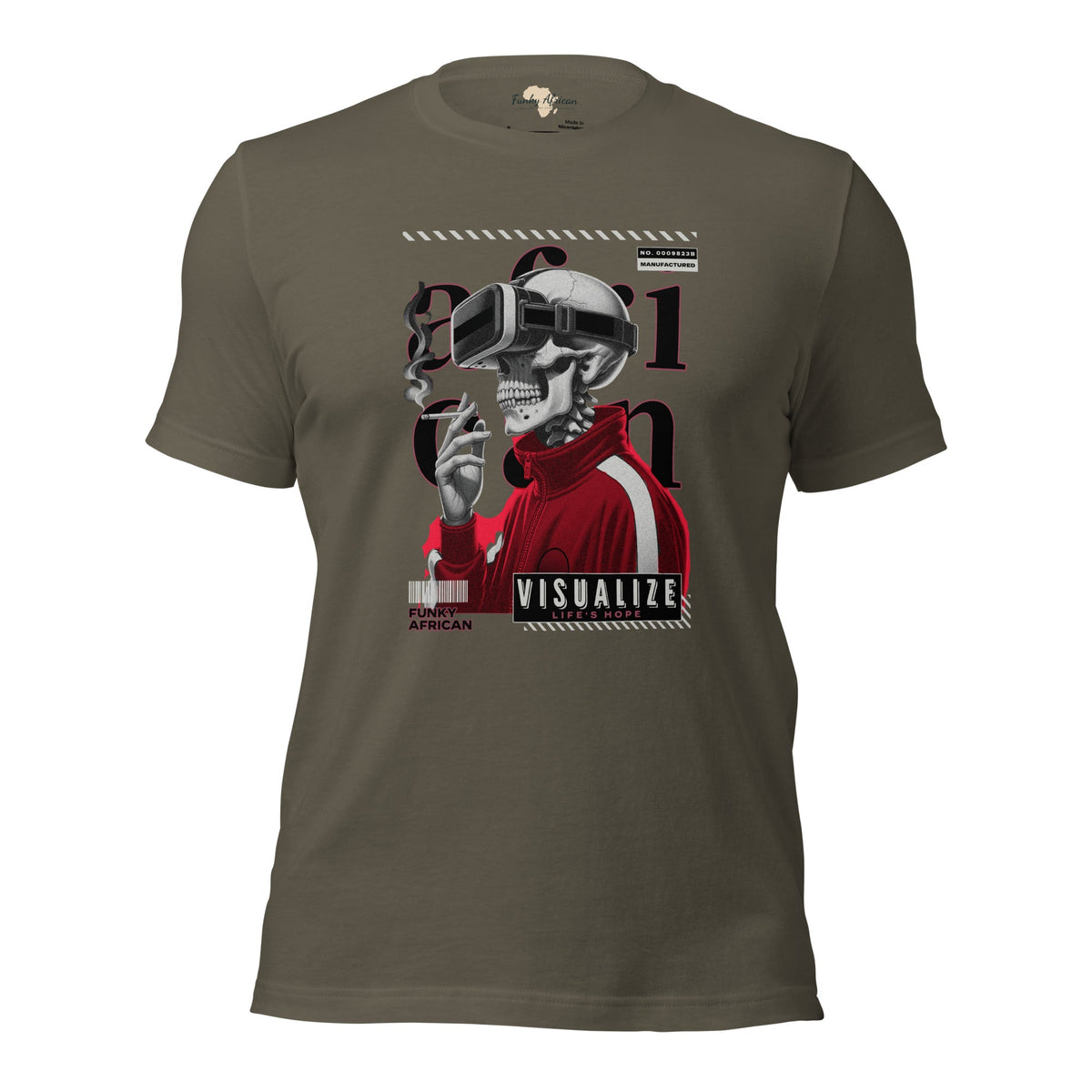 Visualize unisex tee Funky African